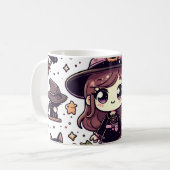 Cute Anime Halloween Design Mug (Devant gauche)