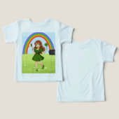 Cute anime redhead Saint Patrick's Day (Design Recto & Verso)