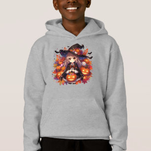 Cute, anime sorcière Halloween
