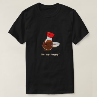 Cute Anime Soy Sauce "Ik ben soy happy!" T-shirt