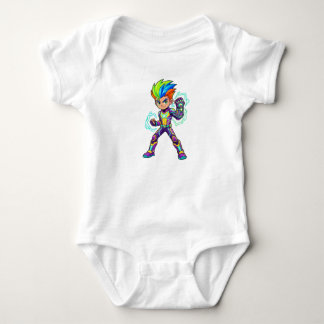 Cute Anime Superheld Baby Bodysuit - Kleurrijke Ka