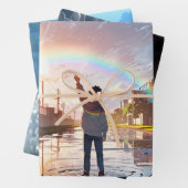 Cute Anime Wrapping Paper - Pack of 3 pages (In situ)