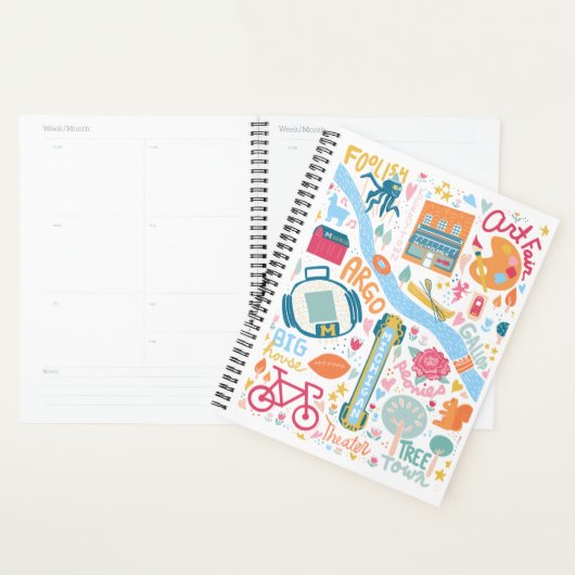 Cute Ann Arbor Michigan Choses favorites (Devant avec enveloppe)