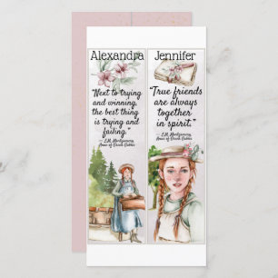 Cute Anne of Green Gables Quotes Gift Bladwijzer C Kaart