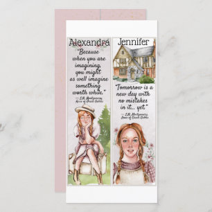 Cute Anne of Green Gables Quotes Gift Bladwijzer C Kaart