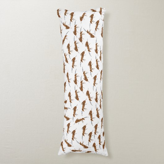 Cute Ants Pattern Lichaamskussen (Voorkant Verticaal)