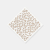 Cute Ants Pattern Servet (Hoek)