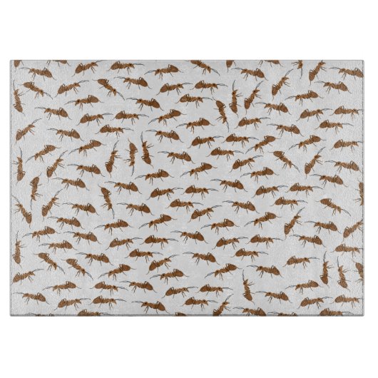 Cute Ants Pattern Snijplank (Voorkant)