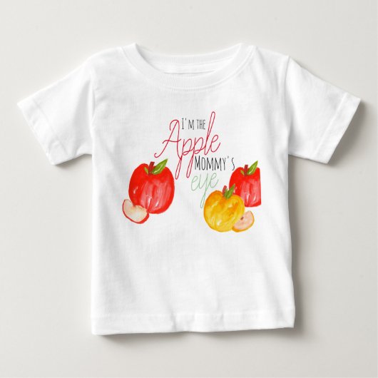 Cute apple baby kind verjaardagsfeest (Voorkant)