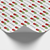 Cute Apple Cadeaupapier (Hoek)