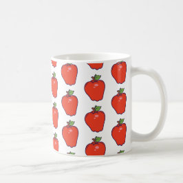 Cute Apple Pattern Koffiemok
