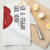 Cute Apple Theedoek (Quarter Fold)