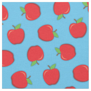 Cute Apples School Supply Teacher Stof