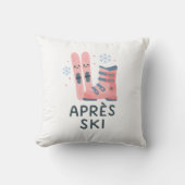 Cute Apres Ski Kussen (Voorkant)