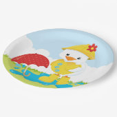 Cute April douches Papieren Bordje (Gekanteld)