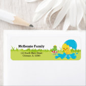 Cute April Showers Etiket (Insitu)