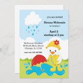 Cute April Showers Kaart (Voorkant / Achterkant)