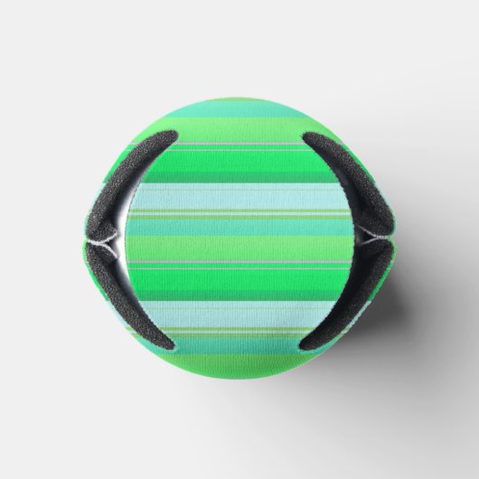 Cute aqua groene strepen blikjeskoeler (Bodem)