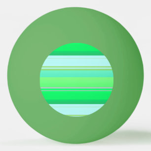 Cute aqua groene strepen pingpongballen