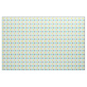 Cute Aqua Mint Blue Yellow Polka Dot Pattern Stof (Yard (91,4 cm))