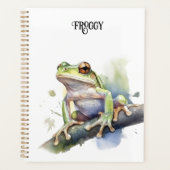 Cute Aquarelle Arbre Frog, personnalisé (Devant)