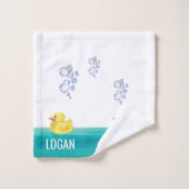 Cute Aquarelle Caoutchouc Baignoire Baignoire à bu (Gant de toilette)