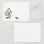 Cute aquarelle champignon motif carte de tasse de  (Devant / Derrière)