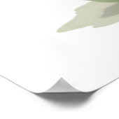 Cute Aquarelle Dinosaur Nursery Poster Salle Bébé (Coin)