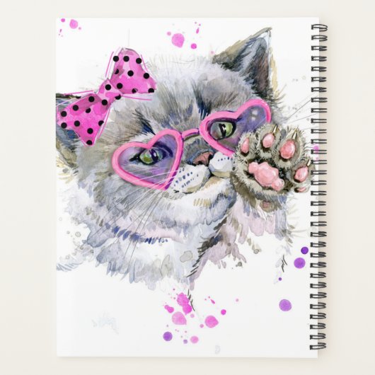 Cute Aquarelle Kitten (Dos)