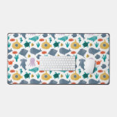 Cute Aquarelle Océan Animaux Motif (Clavier et souris)