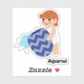 Cute Aquarius Sticker (Vel)