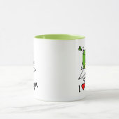 Cute Arbre Grenouille Yoga Pog Mug (Centre)
