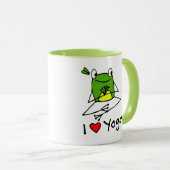 Cute Arbre Grenouille Yoga Pog Mug (Devant droit)