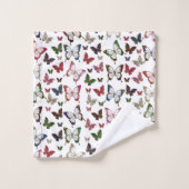 Cute Arc en arc-en-ciel conception papillon (Gant de toilette)