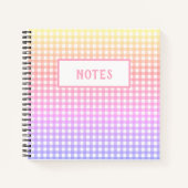 Cute arc-en-ciel Plaid Carnet quotidien (Devant)