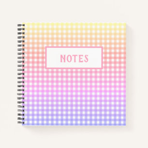 Cute arc-en-ciel Plaid Carnet quotidien