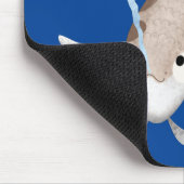 Cute Archerfish cartoon illustration Muismat (Hoek)