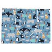 Cute Arcmals Animals Naadloos Patroon Groot Cadeauzakje (Achterkant)