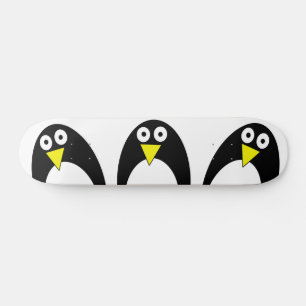 Cute arctische pinguïn tekening skateboard