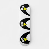 Cute arctische pinguïn tekening skateboard (Voorkant)