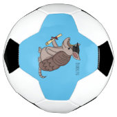 Cute armadillo avec dessin animé de la casquette d (Tourné)