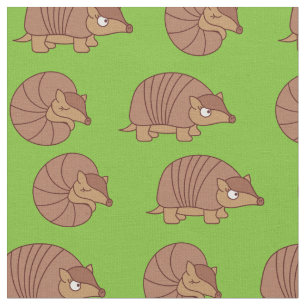 Cute Armadillo Cartoon Kinder Stof
