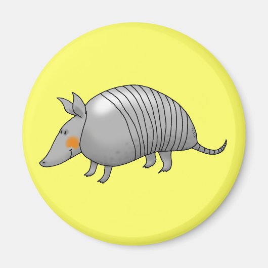 Cute armadillo magneet (Voorkant)