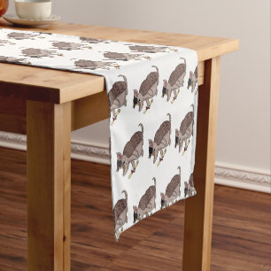 Cute armadillo met cartoon met degressieve dop korte tafelloper