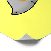 Cute armadillo poster (Hoek)