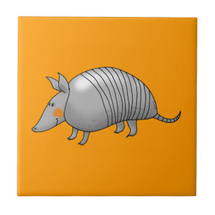 Cute armadillo tegeltje
