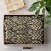 Cute art deco leaf tissuepapier (Geschenk)