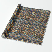 Cute Art Deco tiled pattern Wrapping Paper  Cadeaupapier (Uitgerold)