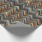 Cute Art Deco tiled pattern Wrapping Paper  Cadeaupapier (Hoek)