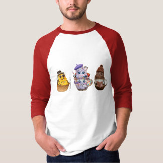 Cute Artist Dessert Characters Kawaii Food Art T-shirt